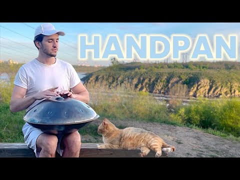 Sacred Places | Handpan 2 hours music | Cat Handpan Meditation | Andrew Arh
