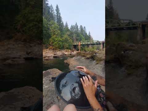 Eddie Funxta Freestyle Handpan Session Down By The River