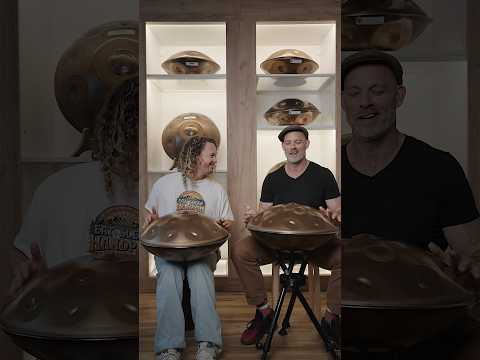 Jamming with Leander on @AyasaInstruments  ✨💚 #handpan #handpanmusic #ayasa