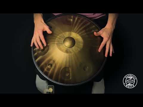 Aelo Mini Handpan | F# Celtic Minor / Amara 9 | Edelstahl | 440Hz | F#/ C# E F# G# A B C# E