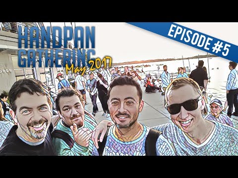 Blue Handpan VLOG #5 of Handpan Music at Isthmus Handpan Gathering
