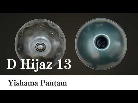 【ハンドパン販売】Yishama Pantam / D Hijaz 13 試奏1［管理番号147］
