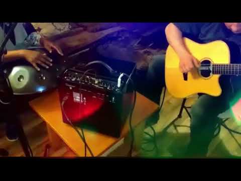 handpan and guitar jam