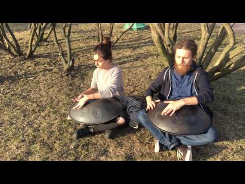 Pasha Aeon feat. Nastya - New Handpan Composition, HD 2017