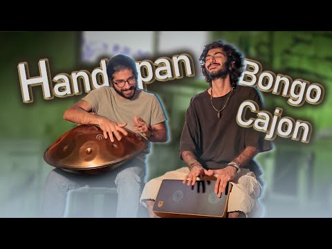 Hangmassive - (Once again - cover) | Handpan & Bongo cajon | Improvisation Music