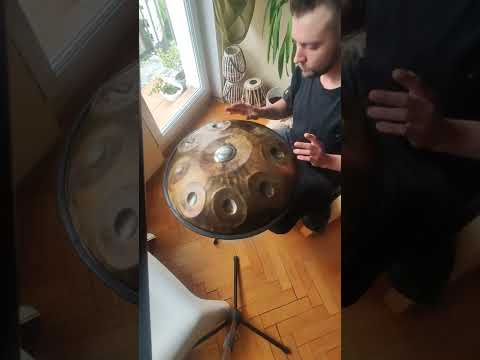 "Lefty" Handpan "B Mixolydian 11" Aurora Handpan