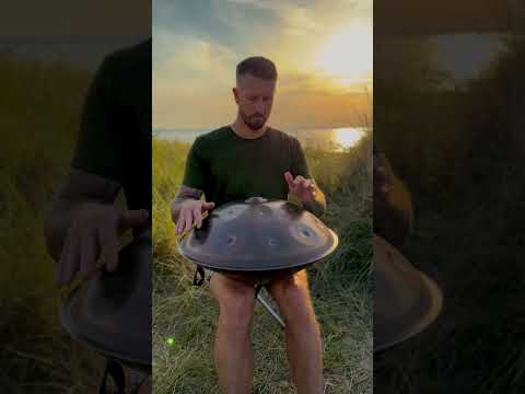 Handpan by the ocean #handpan #music #handpanplayer #musicalinstrument #ocean