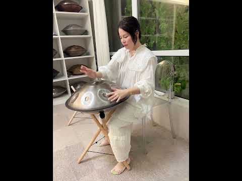 Handpan Princess Practicing Handpan