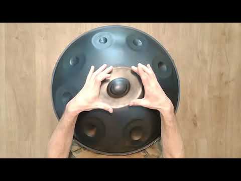 El compas de 7 zona central del Handpan(Tutorial Nivel Intermedio Handpan)