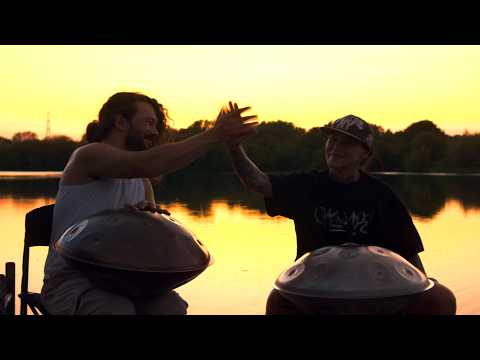 Transformity In Time | Sunset after the Solar Eclipse | Handpan Music | Charlie and Richard Mawby