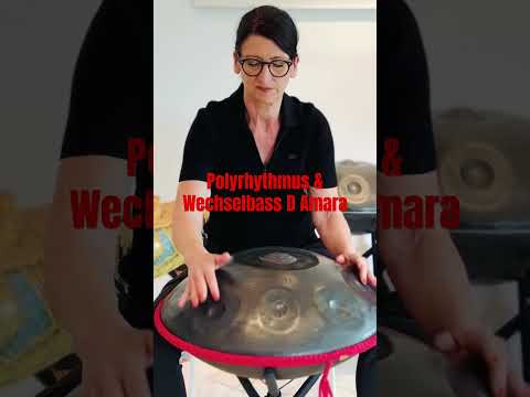 Polyrhythmus & Wechselbass Impro auf der D Moll Celtic Amara | Tutorial von @Bukkador_Handpan