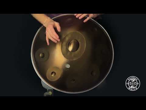 Eclipse Handpan | D Hijaz 9 | Edelstahl | 440Hz | D/ A C D Eb F# G A C
