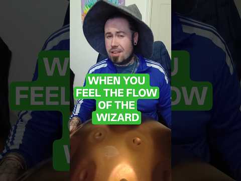 WHEN YOU FEEL THE FLOWOF THE WIZARD#handpan #wizard #handpanman #handpanwizard