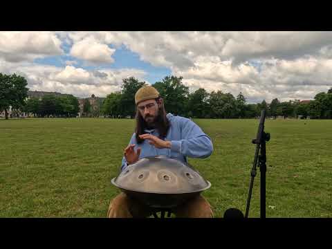 Alien Dream ⭐️ - Playing Handpan in the Park - Yatao D Kurd 13