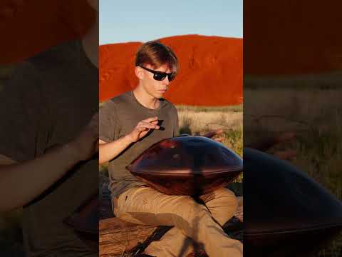 ✨ Leave your worries behind |  #handpan  #australia  #uluru