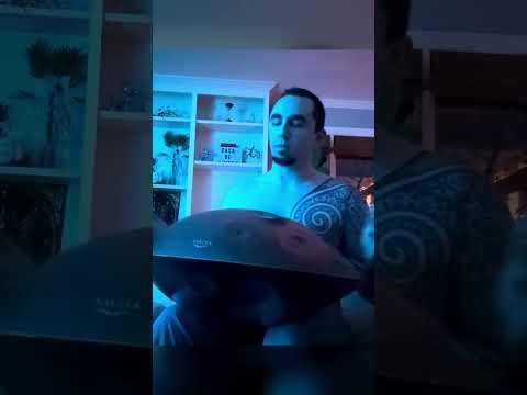 🎶 Some melody notes to mix things up 🛸 (full vid linked) #handpanmeditation #meditationaid #music