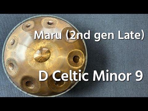 【ハンドパン販売】 Maru (2nd gen Late) / D Celtic Minor 9 試奏 1