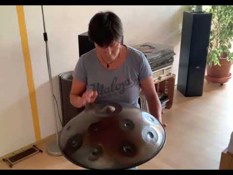 Quarantine Song Nr.2 on Handpan F Voyager Leaf Sound Sculpture