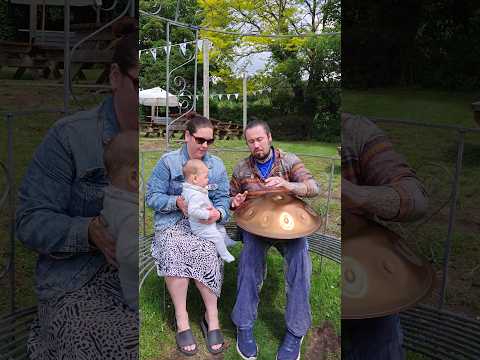 baby v loving the handpan #baby #shorts #handpan #handpanmusic #viral