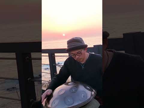 「癒音Ⅴ 霞 -YUON-」恋人岬の夕凪9… Hiroyukeeeeee handpan #meditationmusic #癒音yuon