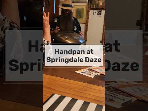 Handpan at Springdale Daze was fun! 🖼️🏺🛸🎶#handpan #SpringdaleDaze #handpandan