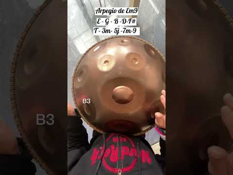 DESCUBRIENDO EL HANDPAN E La Sirena . Arpegio de E menor ( Em )