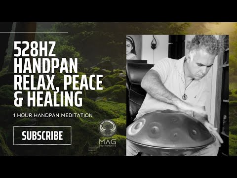 1HR - Handpan 528Hz - Relax, Healing, Clarity, Balance, Creativity, Peace - Meditation