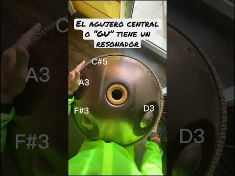 DESCUBRIENDO EL HANDPAN E La Sirena parte 2 . Notas en la parte de abajo