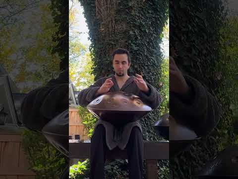 🎃 More spooky melodies for ya 🎶 (full vid linked) #handpanmeditation #percussion #handpanmusic