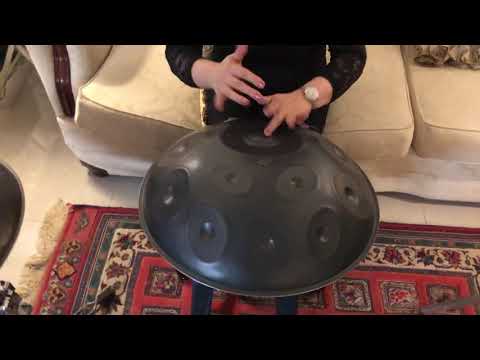 Late night practice with ❤️#mita handpan #celestial sound