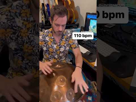 Fast and fun handpan lick! 90-140 bpm