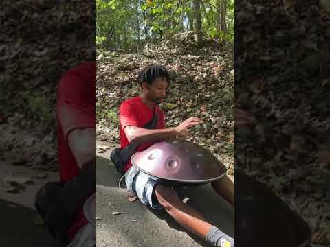 handpan on a trail