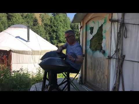 Handpan4soul in the yurt village