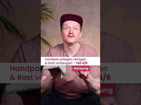 Handpan-Pflege #4/6: Reinigen #shorts