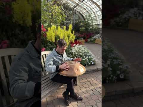 Spring is here! handpan jam among flowers 🌺 #handpanmusic #handpan #nature  #learnhandpan