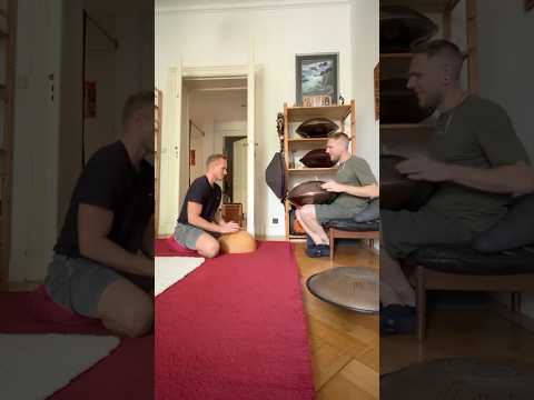 Music Jam Handpan & Calabash! #percussion #handpan