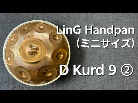 【ハンドパン販売 / レンタル 】LinG Handpan / D Kurd 9 ② (ミニサイズ) 試奏 1