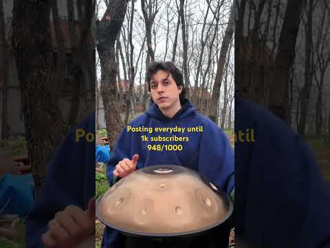 Sometimes you sure, sometimes you doubt. What matters is showing up. #handpanmusic #shorts #handpan