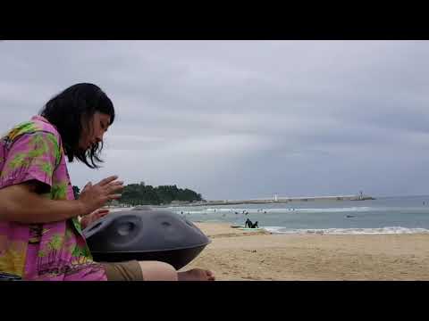 핸드팬(Handpan) 연주 -  양양 죽도해변