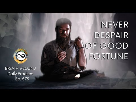 Stay Patient and Persistent | Encouragement Meditation | Guided Breath & Sound | Ep. 673