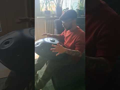 Handpan Shellopan by Greg B/F Minor mit 15 Töne (Klangvideo Handy)
