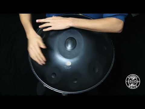 Eclipse Handpan | D Aegean 9 | Nitriert | 440Hz | D/ F# A C# D F# G# A C#