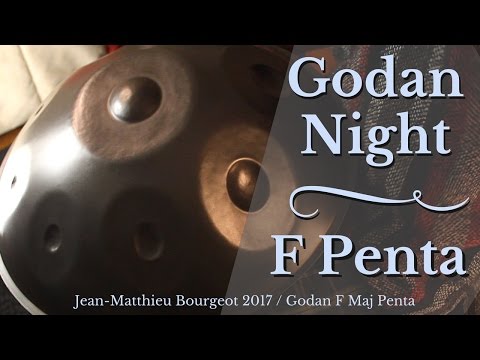 Godan Night - F Penta - Jean-Matthieu Bourgeot - Handpan no PANArt Hang (HD)
