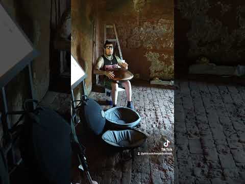 playing to a crowd of people #handpan #nature #rock