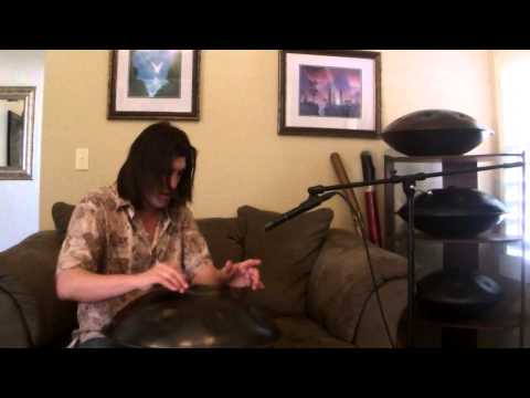 Improv On C Foulke Magic Voyage Handpan  and Shruti Box