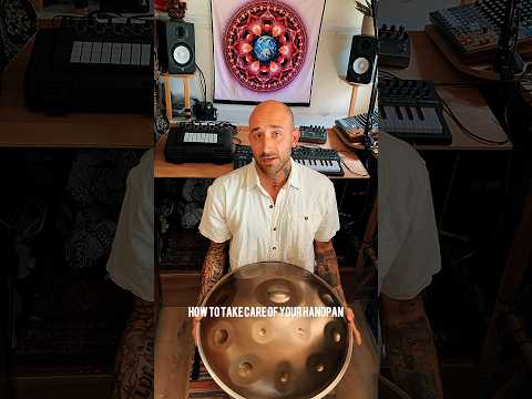 How to clean your handpan #handpan #music #handpanlove