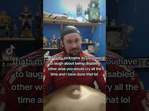 playing the handpan makes me feel better from my disability #handpan #handpanman #handpanmus #viral