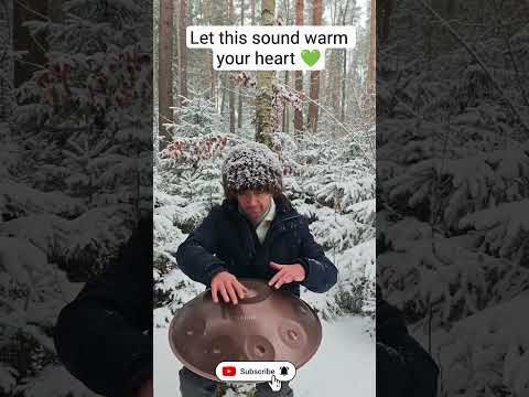 Cold Forest Handpan | Warm Meditative Sound #handpan #shorts #meditation #nature #calm #relax #zen
