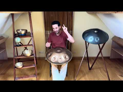 Tutos handpan: montée et descente de gamme par blocs de 4 notes